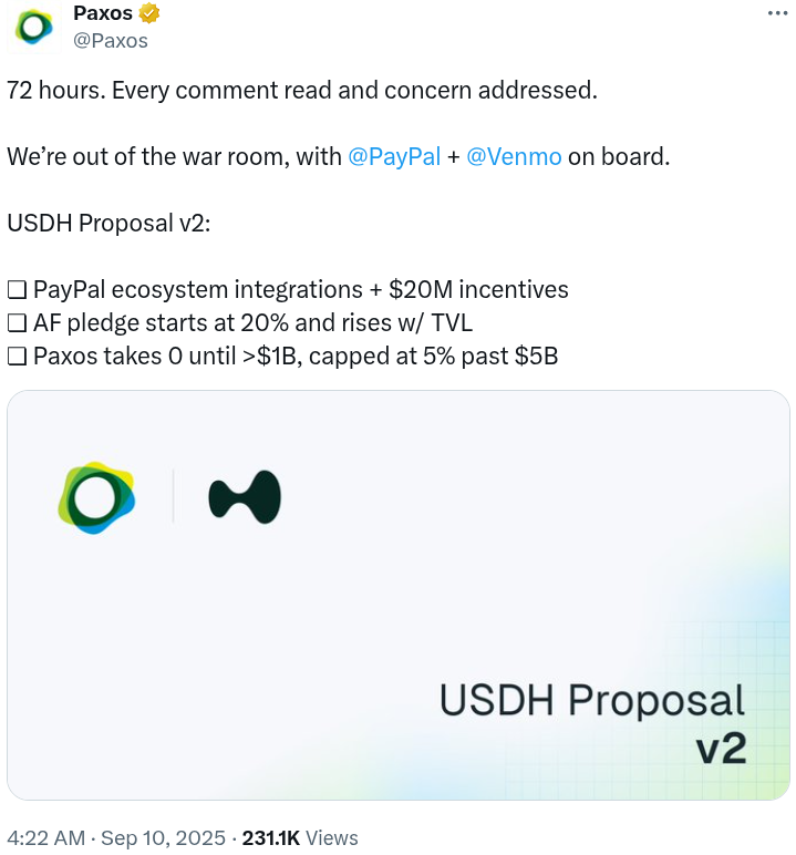 PayPal, Paxos, 스테이블코인