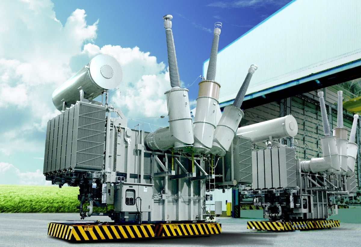 HD현대일렉트릭의 전력 변압기. / 사진=HD현대일렉트릭