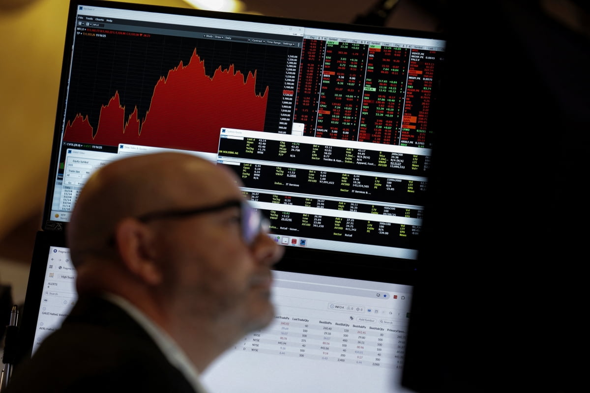 ๋ด์์ฆ๊ถ๊ฑฐ๋์. ์ฌ์ง=REUTERS