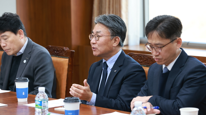 20일 간담회에서 금감원 서재완 금융투자 부원장보가 발언하고 있다. [사진=금감원 제공]